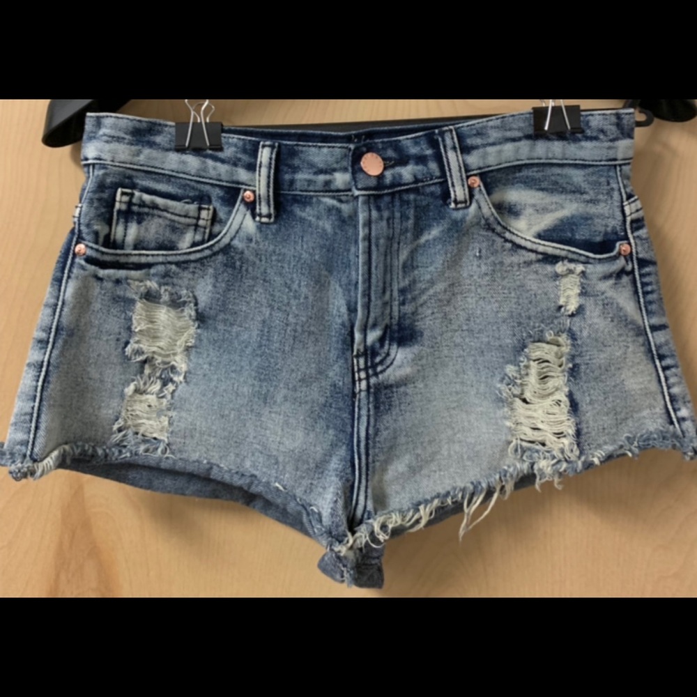 Forever 21 High Rise Denim Shorts
